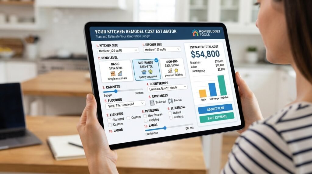 kitchen remodel cost estimator