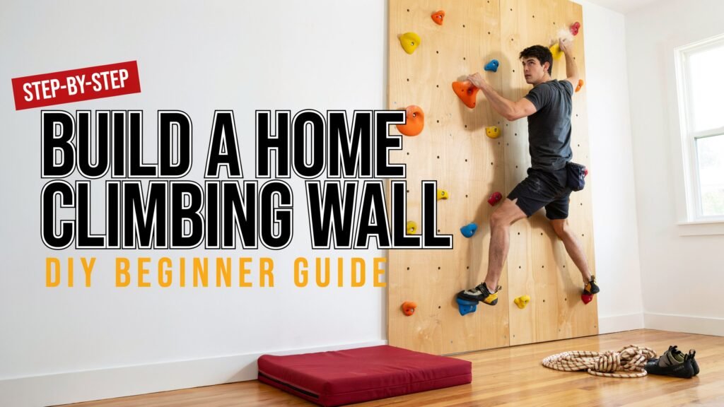 how to build a home climbing wall diy