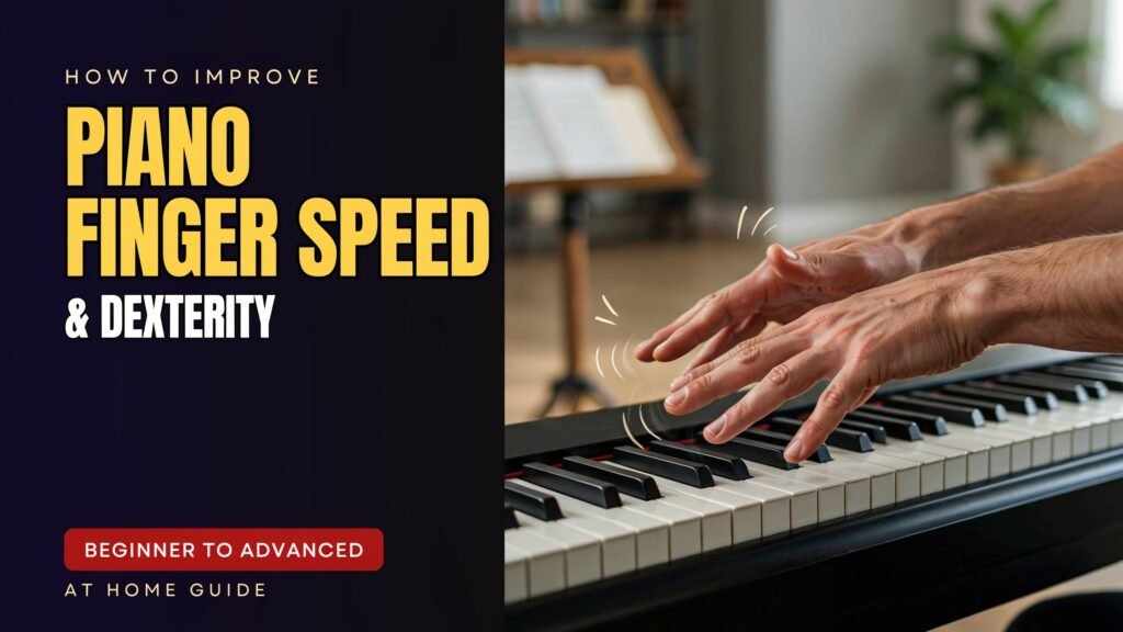 how to improve piano finger speed and dexterity at home